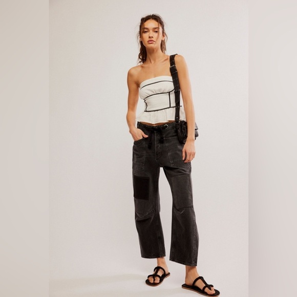 *NWT* Free People Tara Tube Top in Bw Combo - Picture 5 of 9